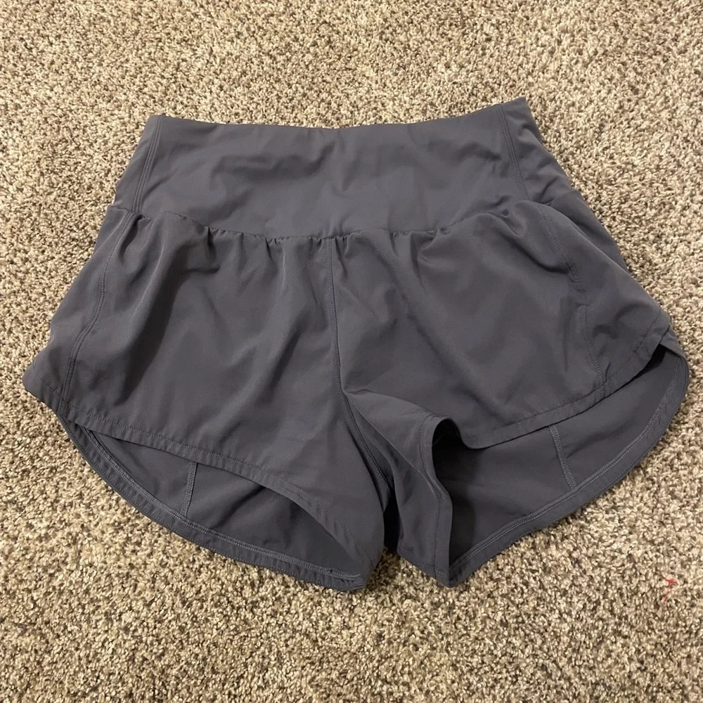 Amazon High Waisted Mesh Lined Zipper Pocket Activewear Running Shorts